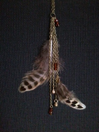 Sautoir Plumes